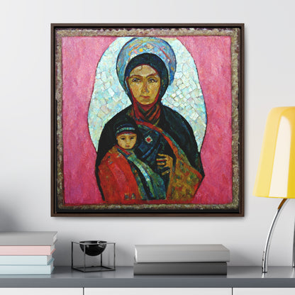 Mary and the Child 11, Valentinii, Gallery Canvas Wraps, Square Frame