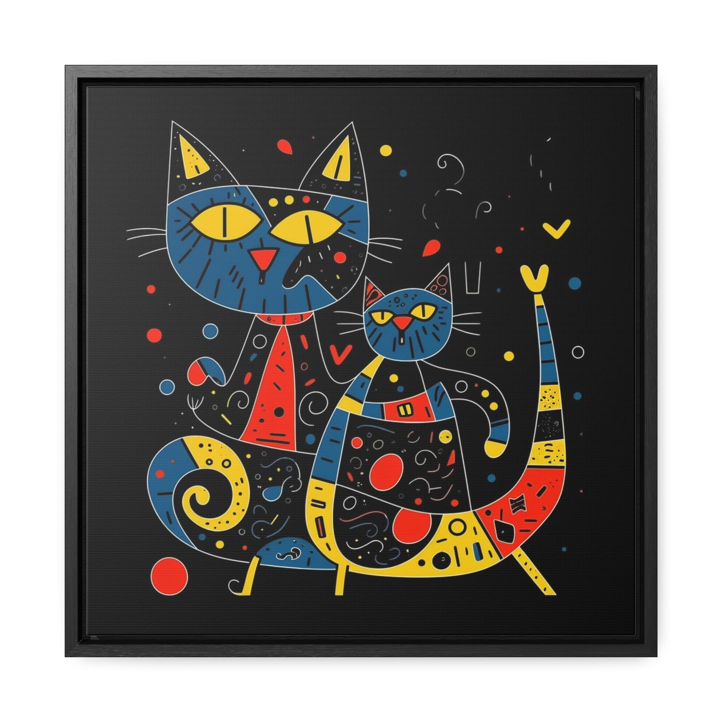 Cat 153, Gallery Canvas Wraps, Square Frame