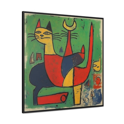 Cat 136, Gallery Canvas Wraps, Square Frame