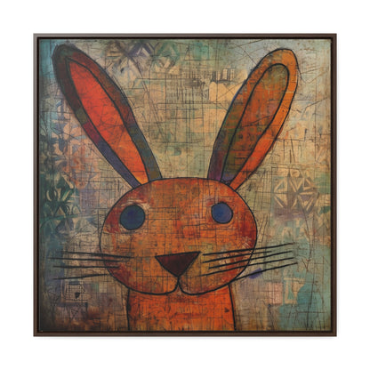 Rabbit 9, Gallery Canvas Wraps, Square Frame