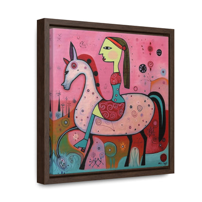 The Dreams of the Child 51, Gallery Canvas Wraps, Square Frame