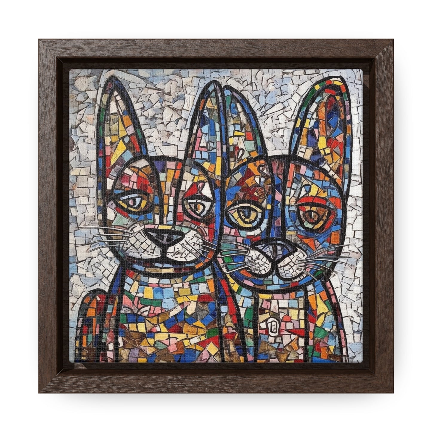 Cat 3, Gallery Canvas Wraps, Square Frame