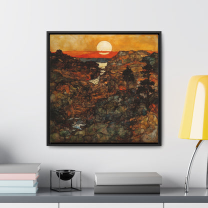 Land of the Sun 47, Valentinii, Gallery Canvas Wraps, Square Frame