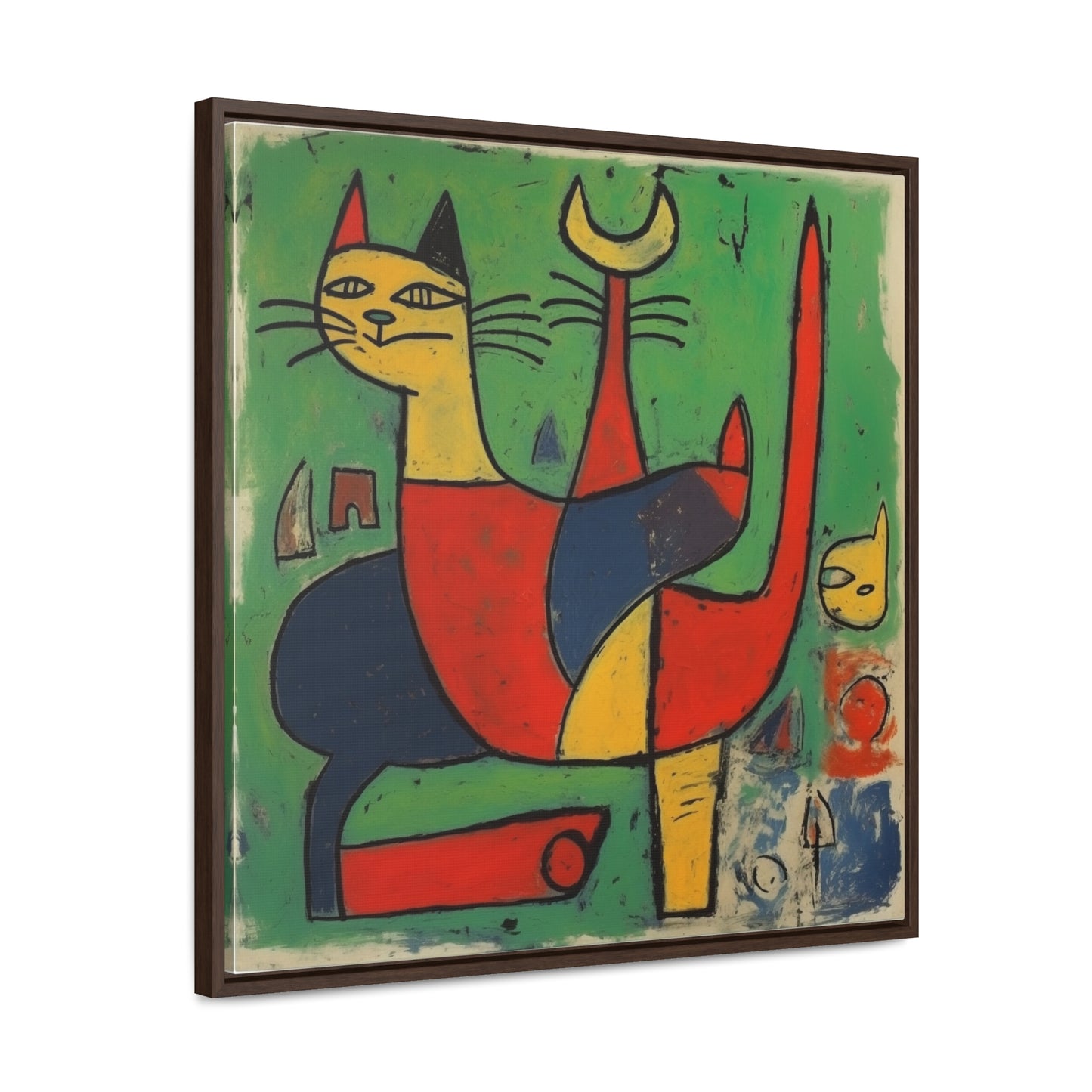 Cat 136, Gallery Canvas Wraps, Square Frame