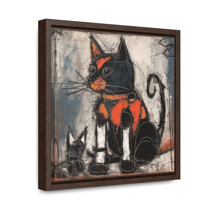 Cat 33, Gallery Canvas Wraps, Square Frame