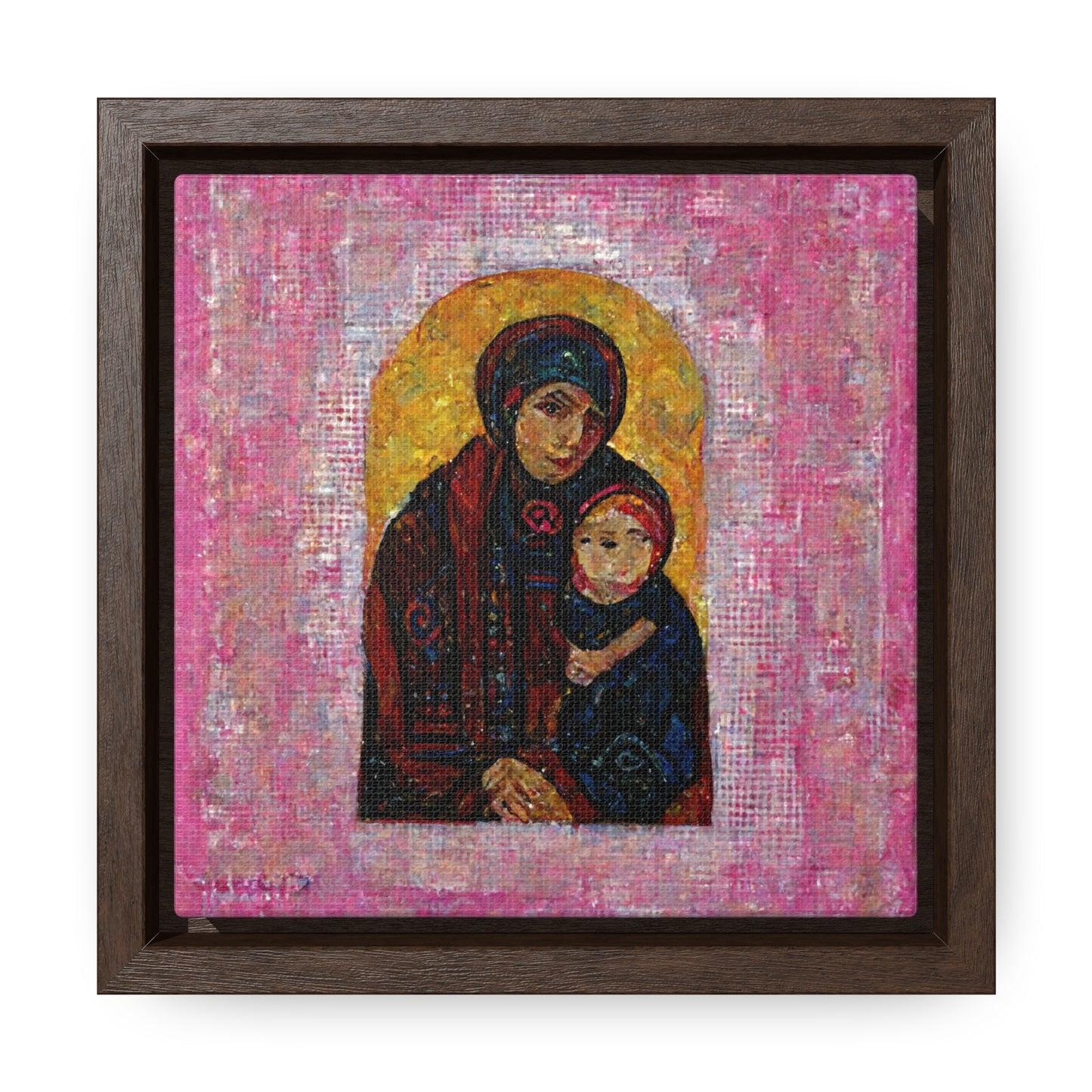 Mary and the Child 10, Valentinii, Gallery Canvas Wraps, Square Frame