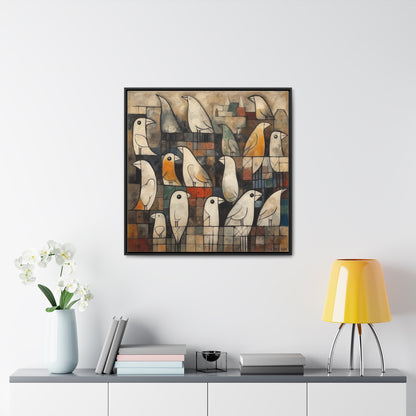 Bird 13, Gallery Canvas Wraps, Square Frame