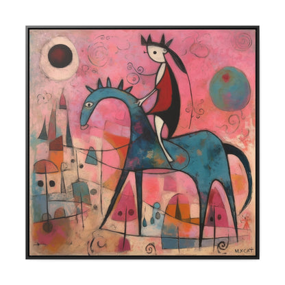 The Dreams of the Child 42, Gallery Canvas Wraps, Square Frame