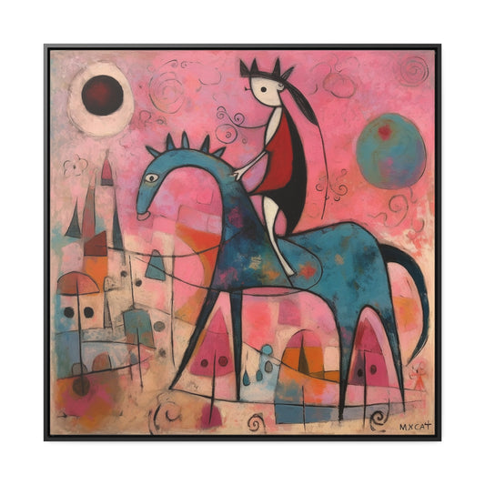The Dreams of the Child 42, Gallery Canvas Wraps, Square Frame
