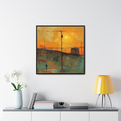 Land of the Sun 51, Valentinii, Gallery Canvas Wraps, Square Frame