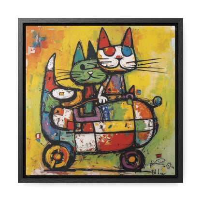 Cat 116, Gallery Canvas Wraps, Square Frame