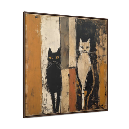 Cat 9, Gallery Canvas Wraps, Square Frame