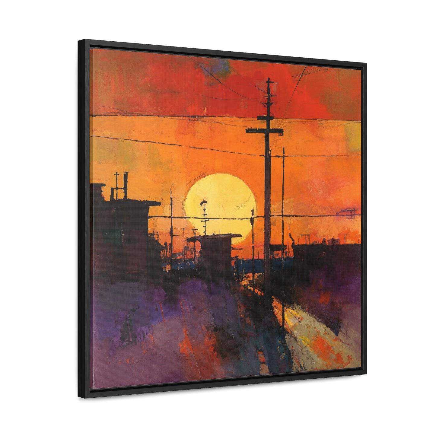 Land of the Sun 66, Valentinii, Gallery Canvas Wraps, Square Frame