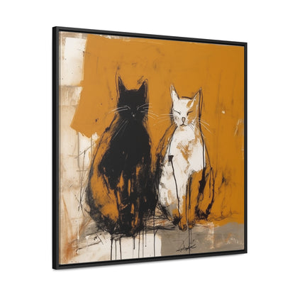 Cat 16, Gallery Canvas Wraps, Square Frame