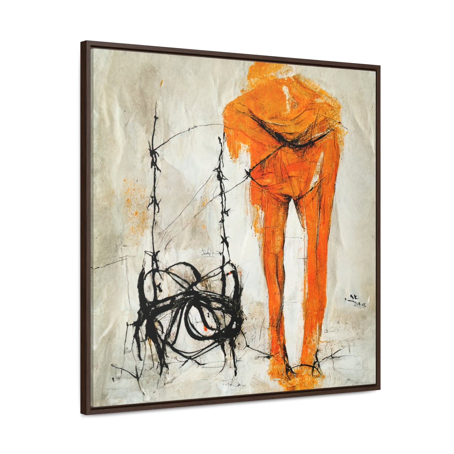 Feet and Drama 17, Valentinii, Gallery Canvas Wraps, Square Frame