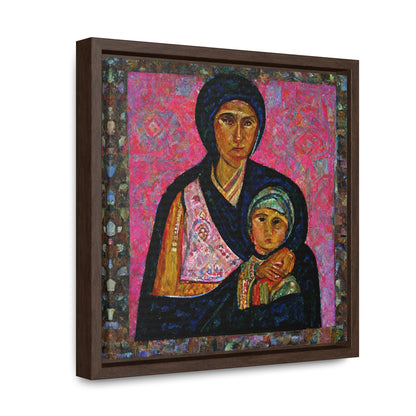 Mary and the Child 20, Valentinii, Gallery Canvas Wraps, Square Frame