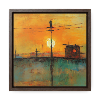 Land of the Sun 50, Valentinii, Gallery Canvas Wraps, Square Frame