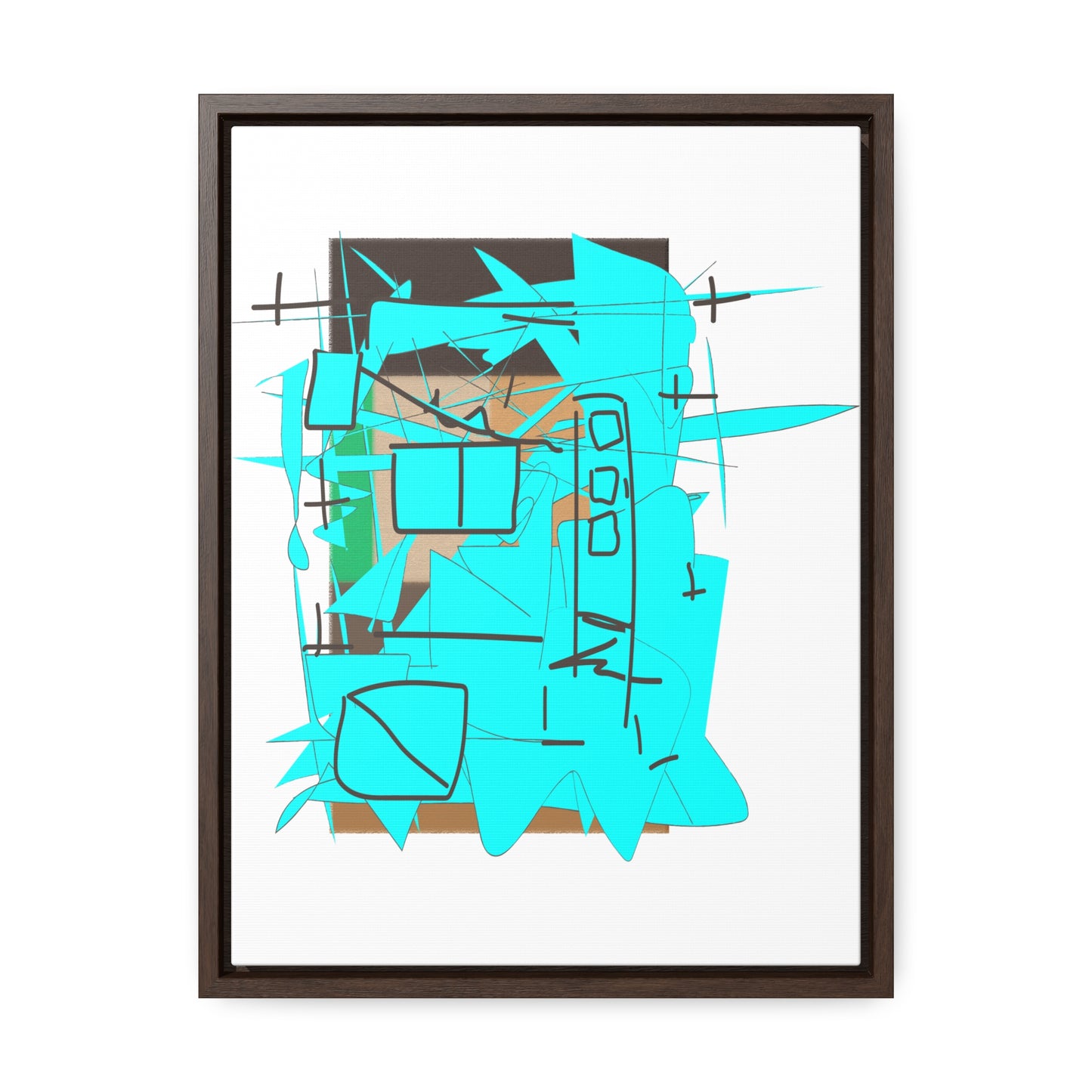 Naive City, Gallery Canvas Wraps, Vertical Frame