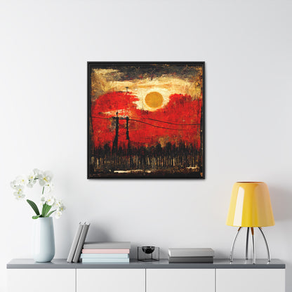 Land of the Sun 20, Valentinii, Gallery Canvas Wraps, Square Frame