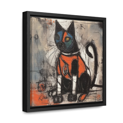 Cat 34, Gallery Canvas Wraps, Square Frame