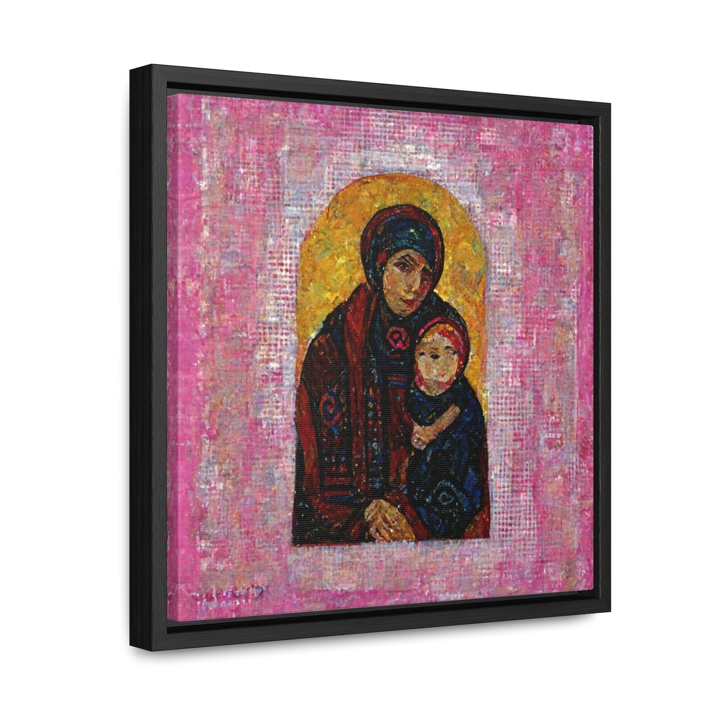 Mary and the Child 10, Valentinii, Gallery Canvas Wraps, Square Frame