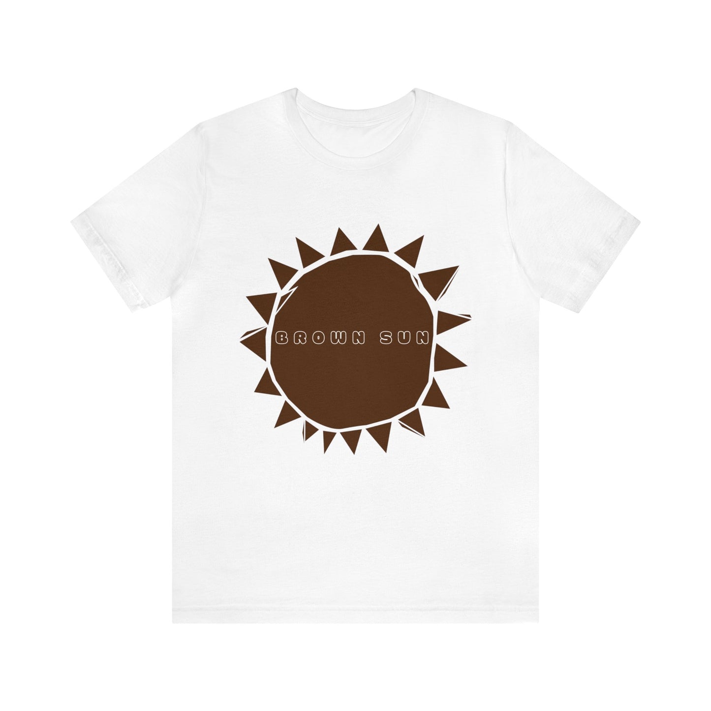 Brown Sun, Unisex Jersey Short Sleeve Tee