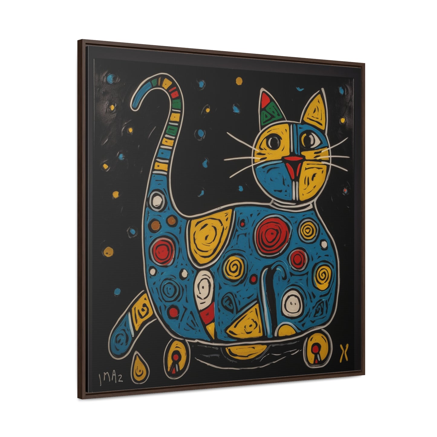 Cat 106, Gallery Canvas Wraps, Square Frame