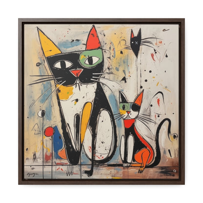 Cat 41, Gallery Canvas Wraps, Square Frame