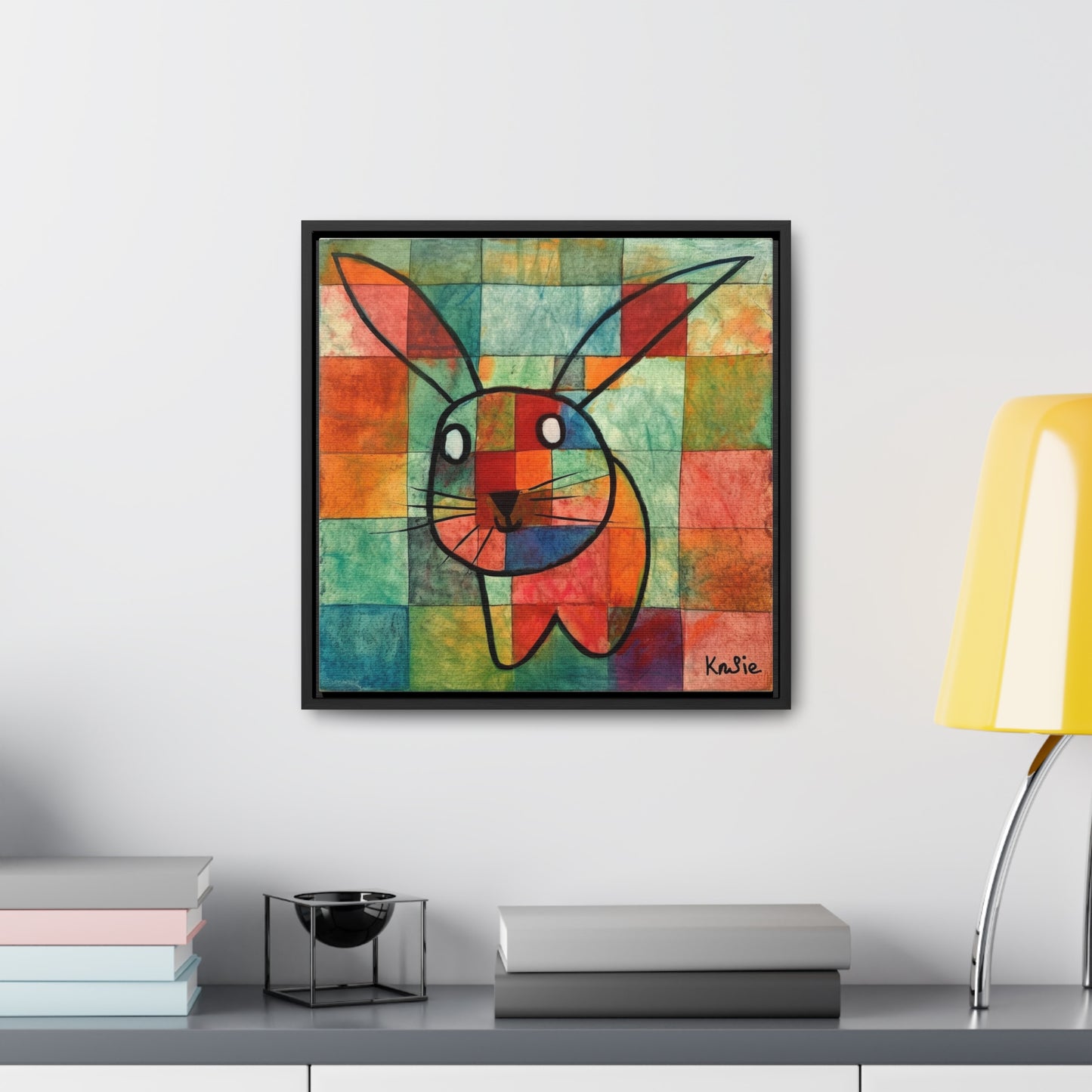 Rabbit 16, Gallery Canvas Wraps, Square Frame