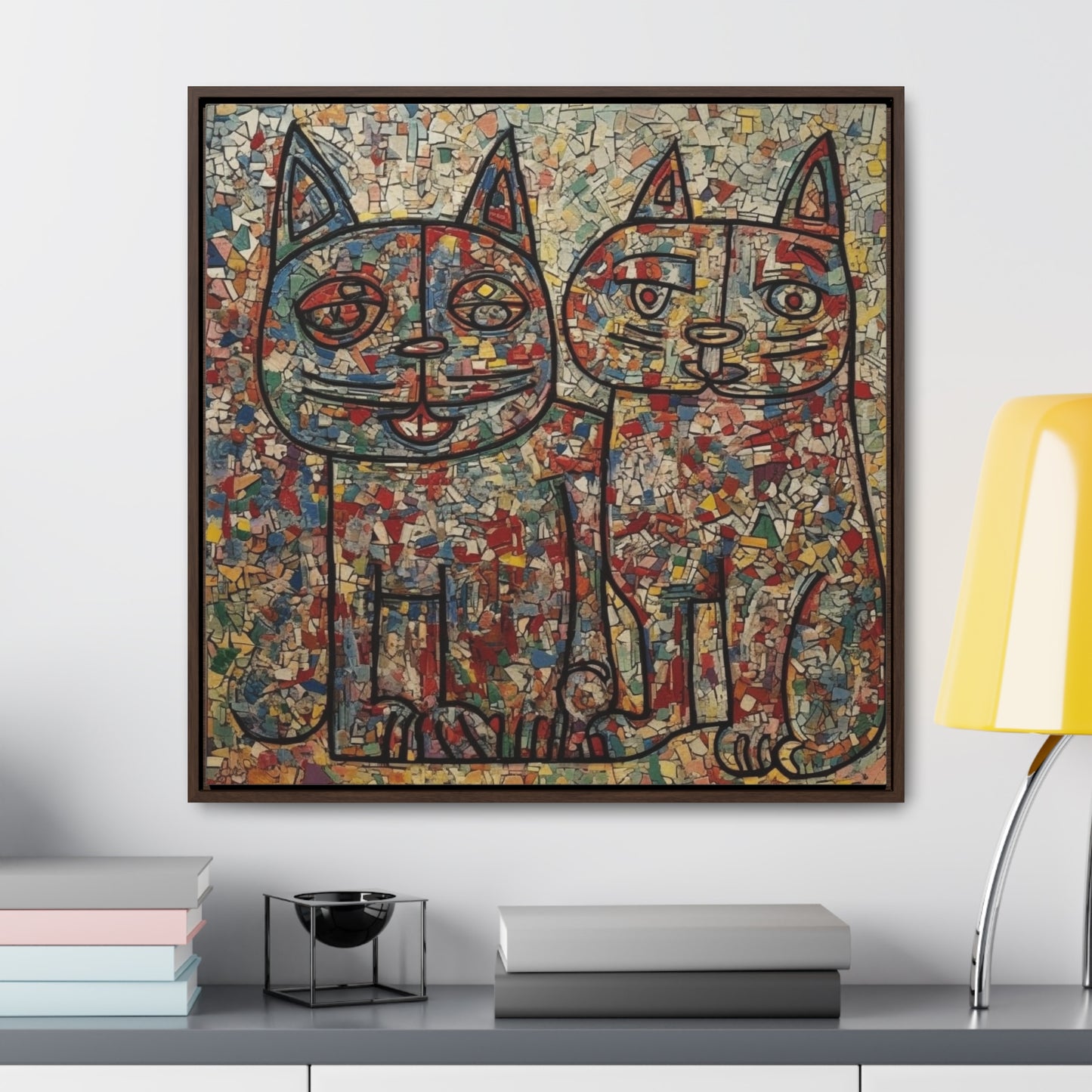 Cat 5, Gallery Canvas Wraps, Square Frame