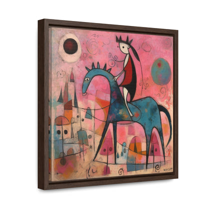 The Dreams of the Child 42, Gallery Canvas Wraps, Square Frame