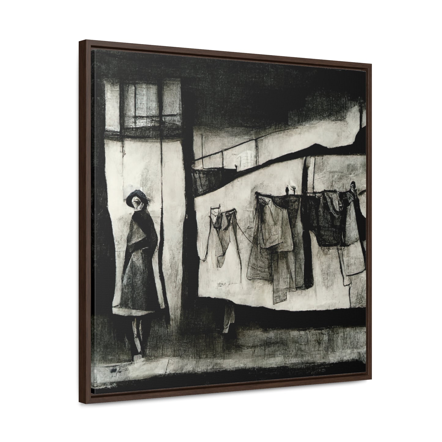 Domestic Memories 33, Valentinii, Gallery Canvas Wraps, Square Frame