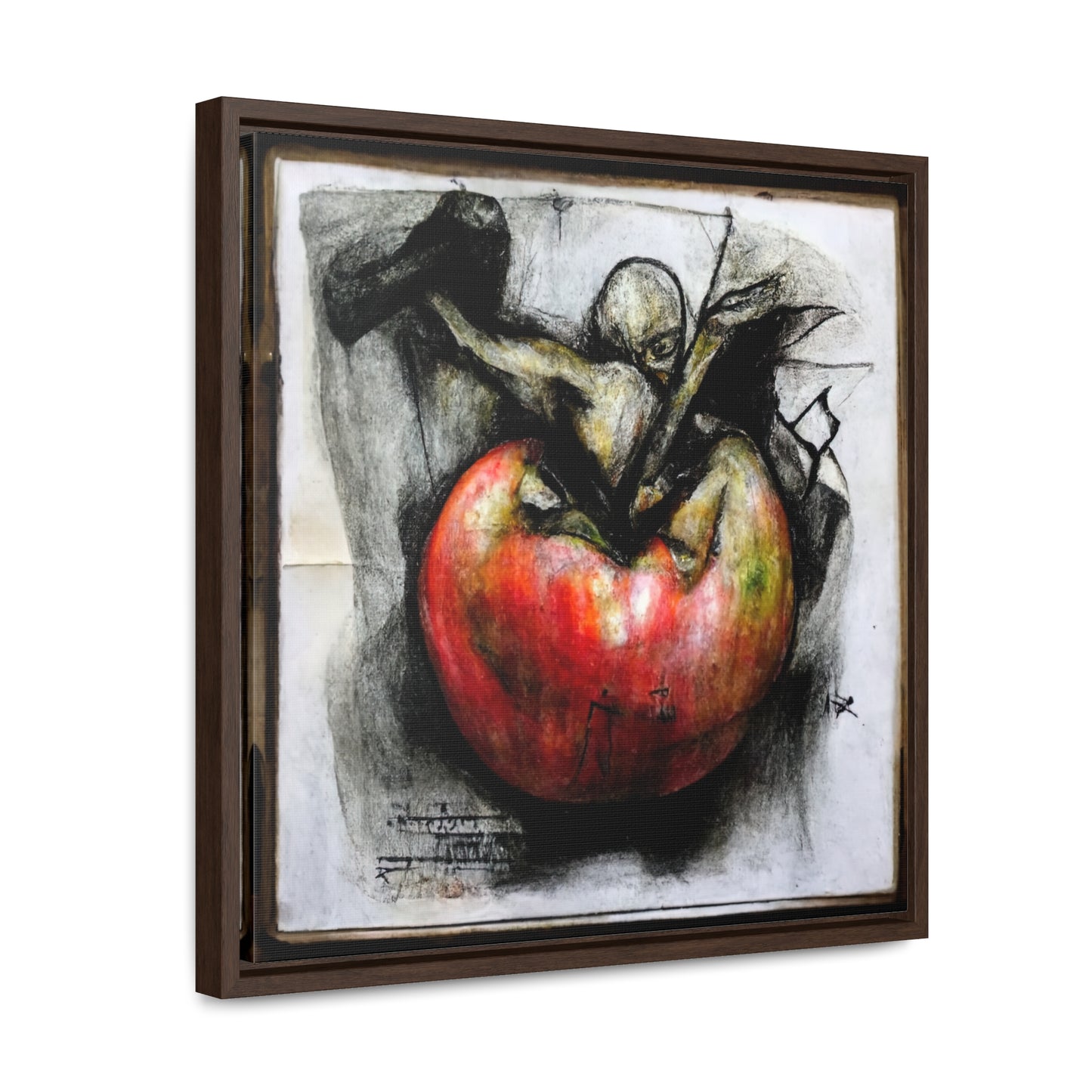 Apple 27, Valentinii, Gallery Canvas Wraps, Square Frame