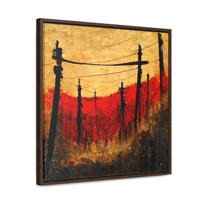 Land of the Sun 15, Valentinii, Gallery Canvas Wraps, Square Frame