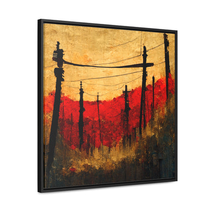 Land of the Sun 18, Valentinii, Gallery Canvas Wraps, Square Frame