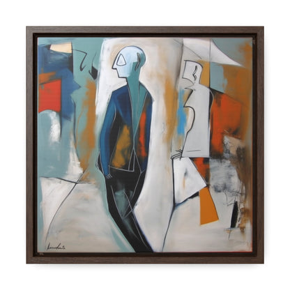 Sad Man 21, Valentinii, Gallery Canvas Wraps, Square Frame