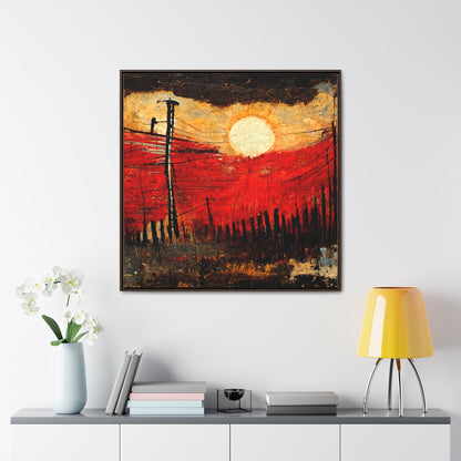 Land of the Sun 21, Valentinii, Gallery Canvas Wraps, Square Frame