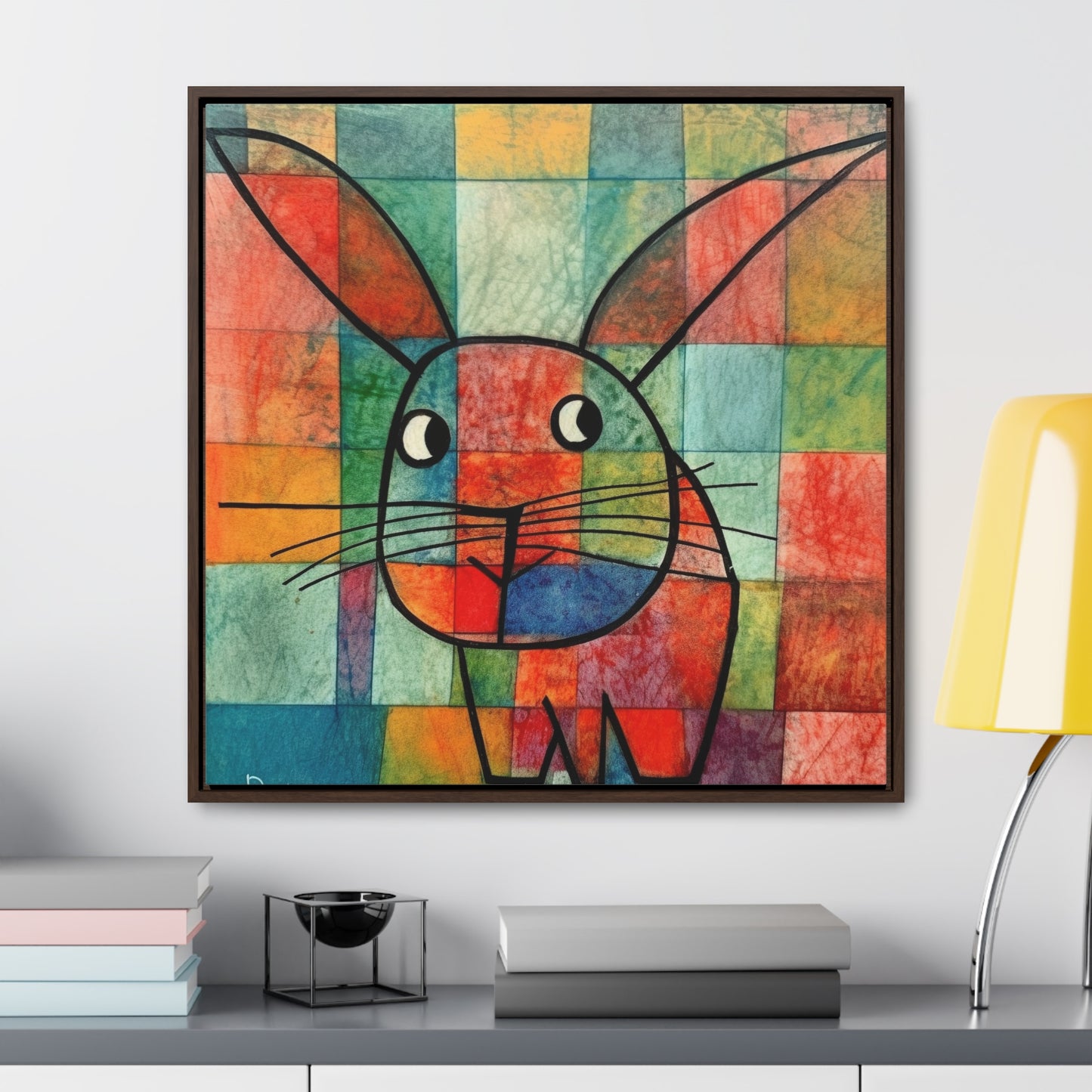 Rabbit 13, Gallery Canvas Wraps, Square Frame