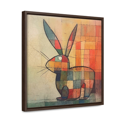 Rabbit 28, Gallery Canvas Wraps, Square Frame