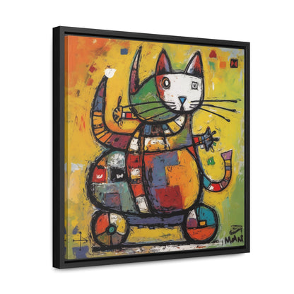 Cat 139, Gallery Canvas Wraps, Square Frame