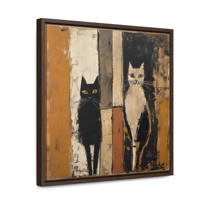 Cat 9, Gallery Canvas Wraps, Square Frame