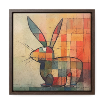 Rabbit 28, Gallery Canvas Wraps, Square Frame