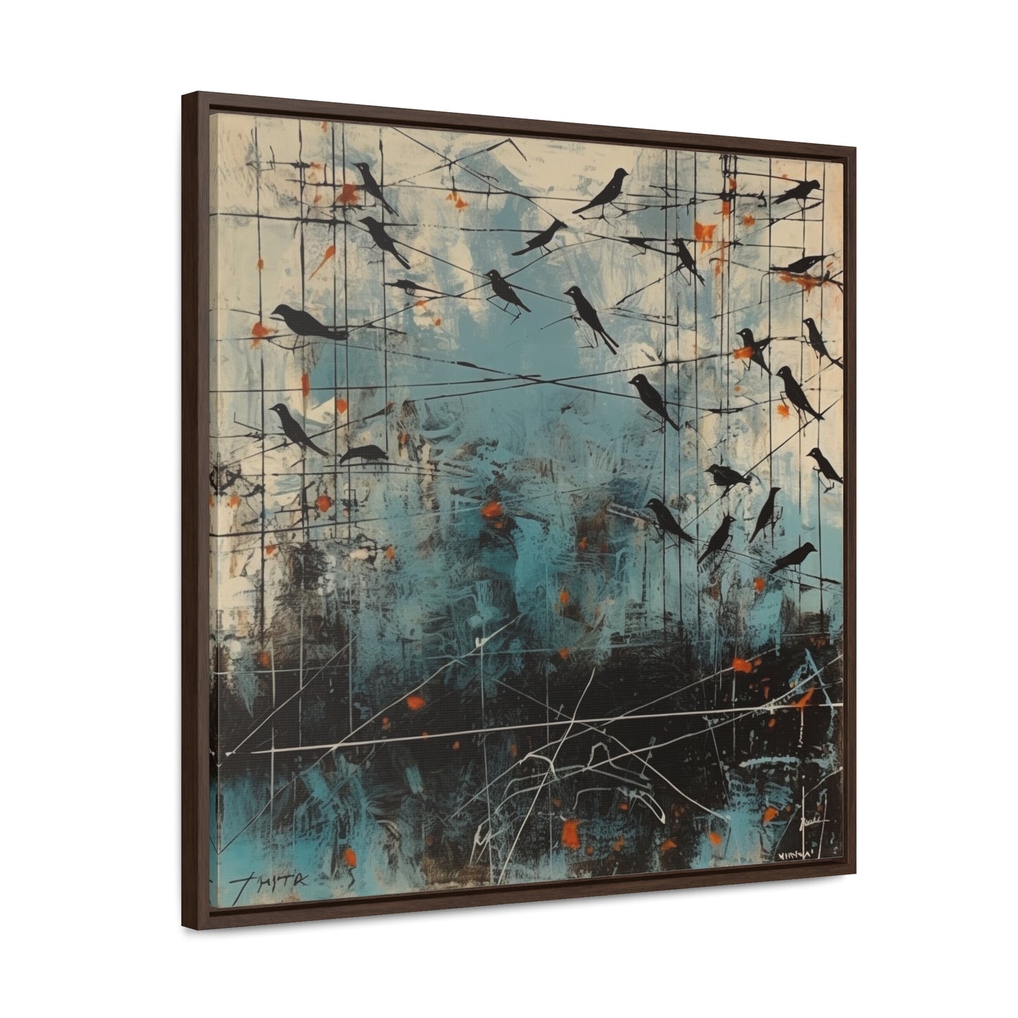 Bird 21, Gallery Canvas Wraps, Square Frame