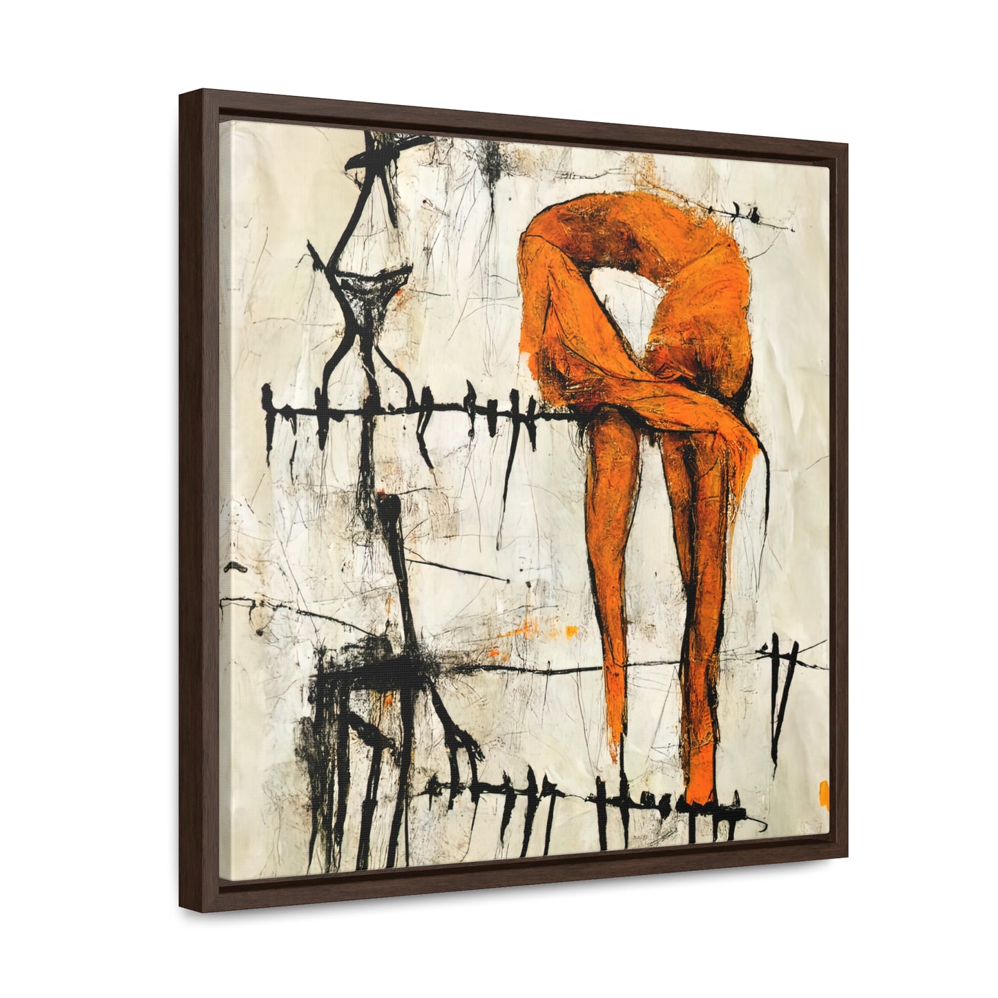 Feet and Drama 18, Valentinii, Gallery Canvas Wraps, Square Frame