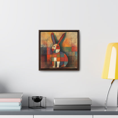 Rabbit 17, Gallery Canvas Wraps, Square Frame