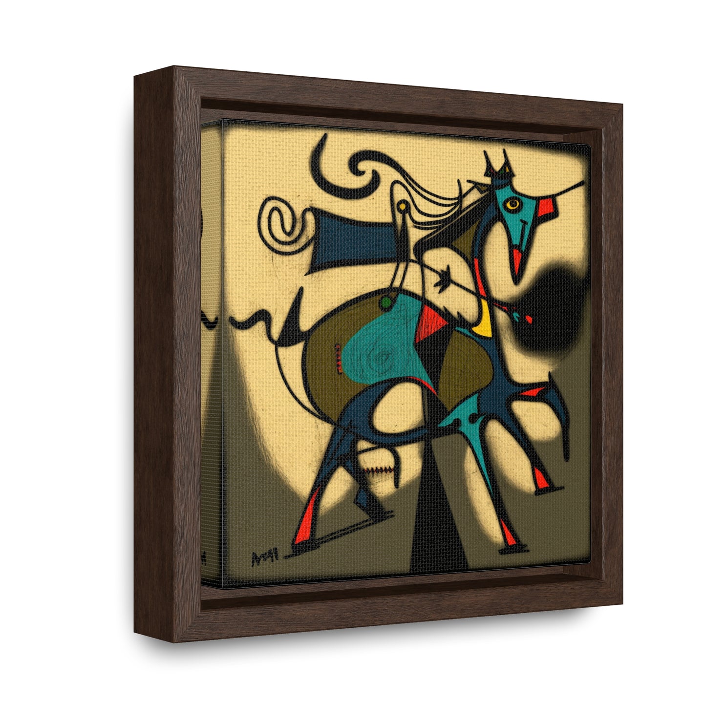 Naivia 18, Gallery Canvas Wraps, Square Frame