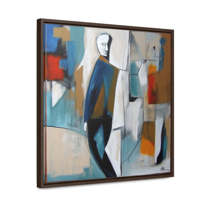 Sad Man 25, Valentinii, Gallery Canvas Wraps, Square Frame