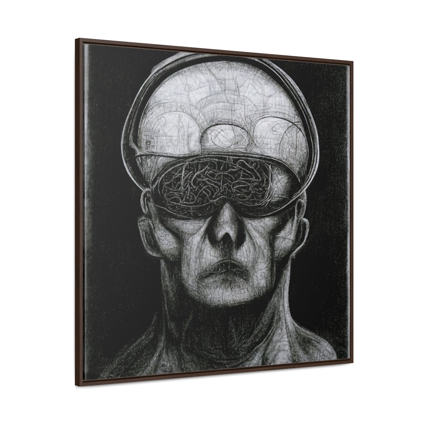 Brain 30, Valentinii, Gallery Canvas Wraps, Square Frame