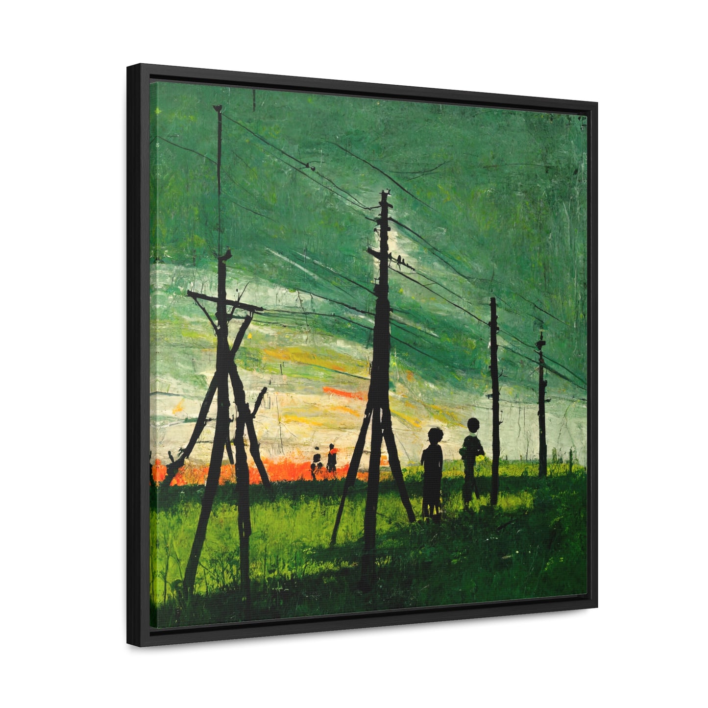 Land of the Sun 35, Valentinii, Gallery Canvas Wraps, Square Frame