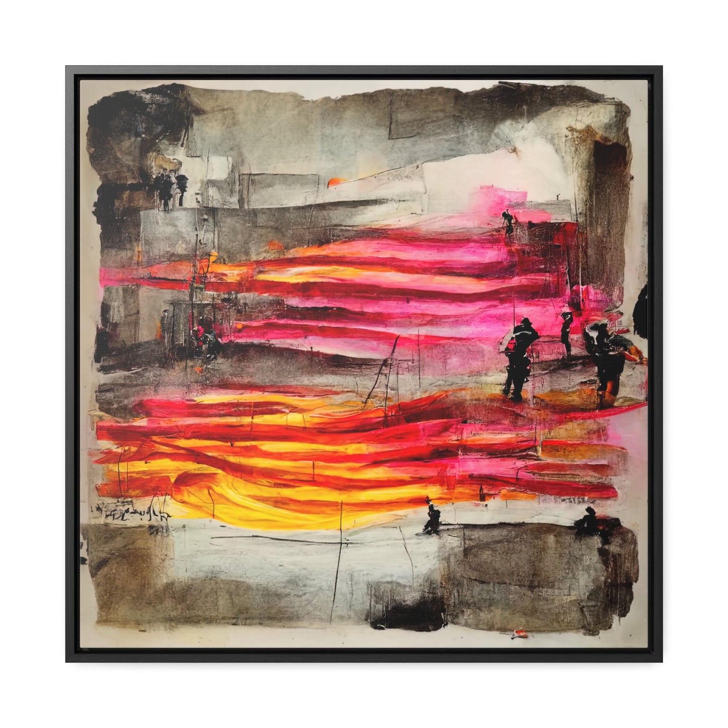 Land of the Sun 6, Valentinii, Gallery Canvas Wraps, Square Frame